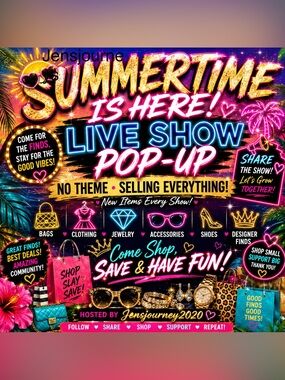 Summertime Is Here! Live Show Pop-Up flyer coming soon